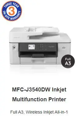 MFC-J3540DW Inkjet Multifunction Printer MFC-J3540DW Inkjet Multifunction Printer